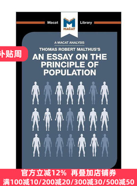 英文原版 An Essay on the Principle of Population 人口原理 MACAT解读系列 英文版 进口英语原版书籍