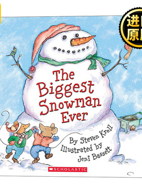 The Biggest Snowman Ever 史上最大的雪人 史上最大的南瓜续集 纽约时报畅销儿童绘本 Steven Kroll