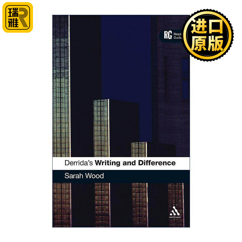 英文原版 Derrida's 'Writing and Difference' 导读德里达 写作与差异 阅读指南 英文版 进口英语原版书籍