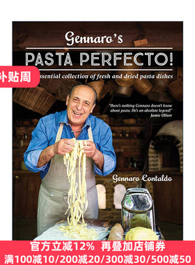 英文原版 Gennaro's Pasta Perfecto 意大利名厨Gennaro Contaldo的完美意面食谱 精装 英文版 进口英语原版书籍