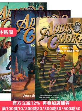 Addison Cooke 艾迪生库克系列3册 儿童章节桥梁书 Jonathan W. Stokes