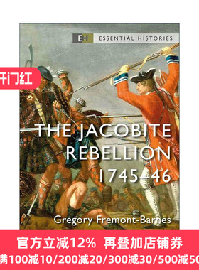 英文原版 The Jacobite Rebellion 苏格兰詹姆斯二世党叛乱 1745–46年 全彩插画战争历史系列 英文版 进口英语原版书籍