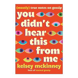 From 精装 You This 英文版 实话 不是我说 进口英语原版 大 Hear 致 Didn 英文原版 书籍 关于流言