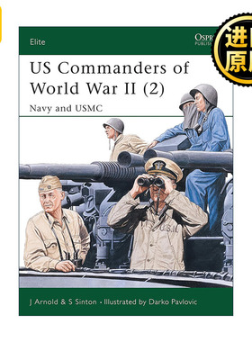 英文原版 US Commanders of World War II (2) 二战美军指挥官2 军事精锐系列 英文版 进口英语原版书籍