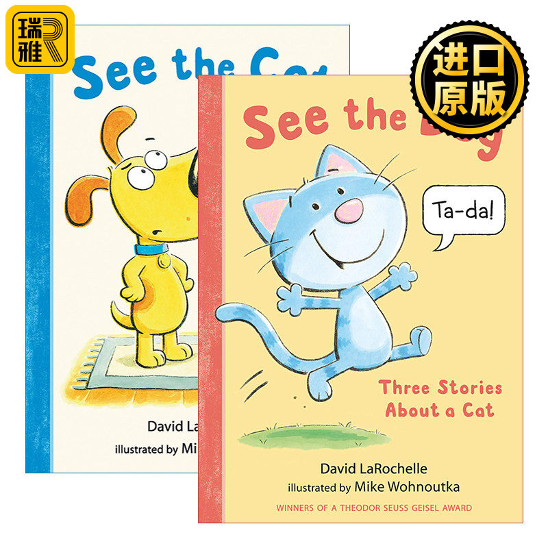 英文原版看看那只猫/狗