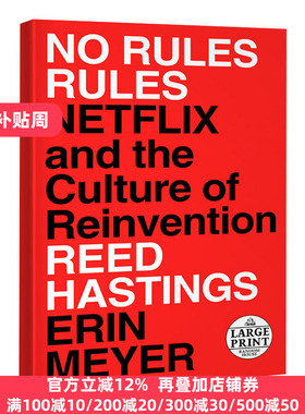 No Rules Rules Netflix 英文原版 无规则的规则 不拘一格 网飞传奇 公司文化的重塑 樊登曾鸣推荐 商业管理 全英文版进口英语书籍
