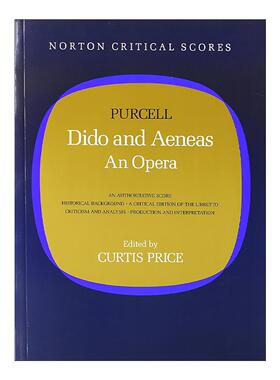 英文原版 Dido and Aeneas 狄朵与埃涅阿斯 歌剧 诺顿乐谱 巴洛克时期英国作曲家普赛尔 英文版 进口英语原版书籍