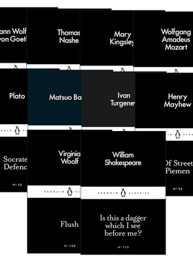 正版 Little Black Classic 企鹅经典 小黑书 第四辑10册 英文原版 进口英语书籍