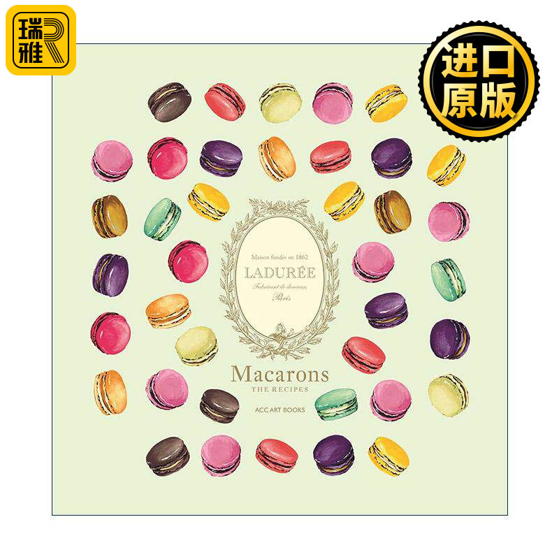 英文原版 Ladurée Macarons 拉杜丽马卡龙食谱精装 巴黎高端甜品品牌 英文版 进口英语原版书籍