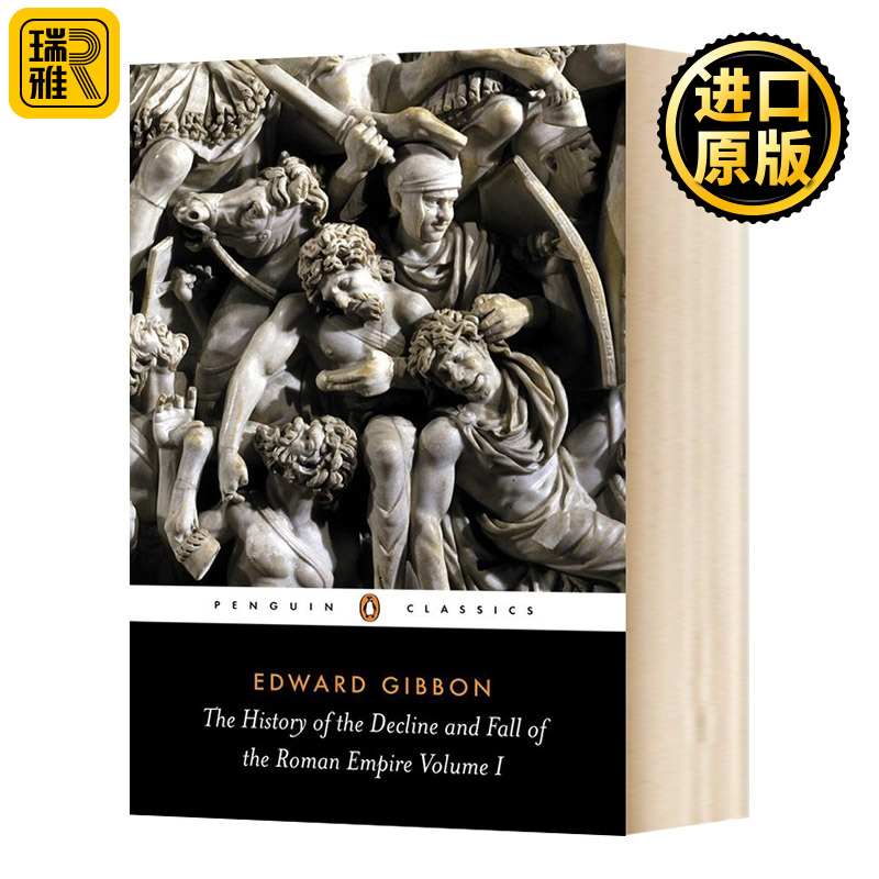 罗马帝国衰亡史1 英文原版 The History of the Decline and Fall of the Roman Empire I 人物传记历史 神圣罗马帝国进口英语书籍