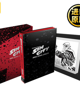罪恶之城6 豪华收藏版 米勒经典漫画 英文原版 Frank Miller's Sin City Volume 6 Booze Broads Bullets 精装 罪恶都市英语书籍