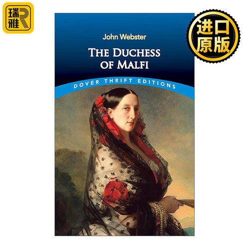 英文原版 The Duchess of Malfi 马尔菲公爵夫人 约翰·韦伯斯特 Dover Thrift Editions 英文版 进口英语原版书籍