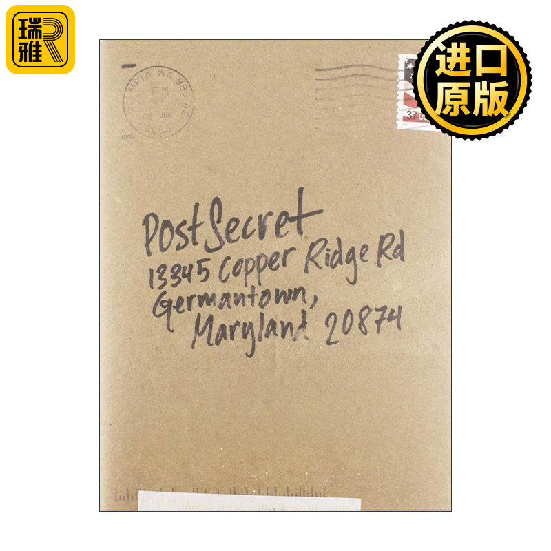 PostSecret 寻常人生的不寻常坦白 精装 邮寄秘密系列 Frank Warren