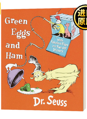 Green EggsHam Nifty Lift 绿色鸡蛋和火腿 纸板翻翻书 英文原版儿童绘本