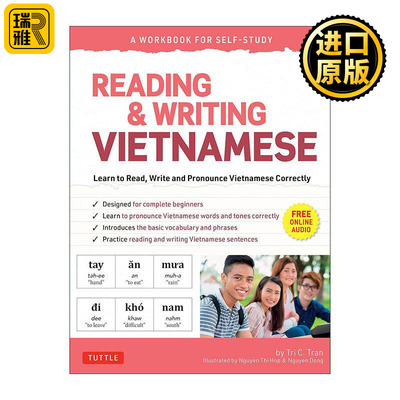 英文原版 Reading and Writing Vietnamese 越南语读写自学练习册 初学者指南 含在线音频 Tuttle 英文版 进口英语原版书籍