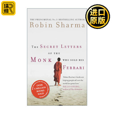 英文原版 The Secret Letters Of The Monk Who Sold His Ferrari 卖掉法拉利的高僧 秘密信件 罗宾·夏玛英文版进口英语原版书籍