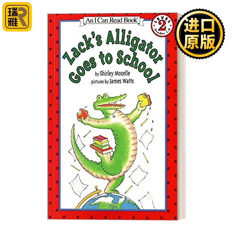 英文原版 Zack's Alligator Goes to School I Can Read 2