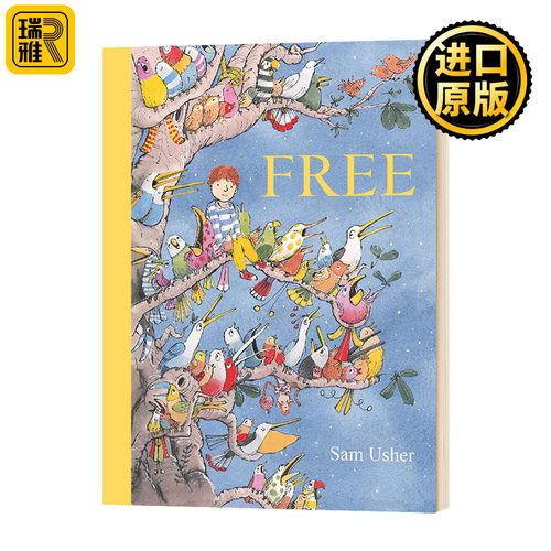 Free 自由 英文原版绘本 山姆 Sam Usher 英文版儿童英语读物 进口原版书籍