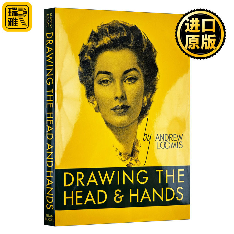 英文原版 Drawing the Head and Hands 头手素描 成年女性肖像绘画指导 美国艺术家安德鲁·路米斯 英文版 进口英语原版书籍