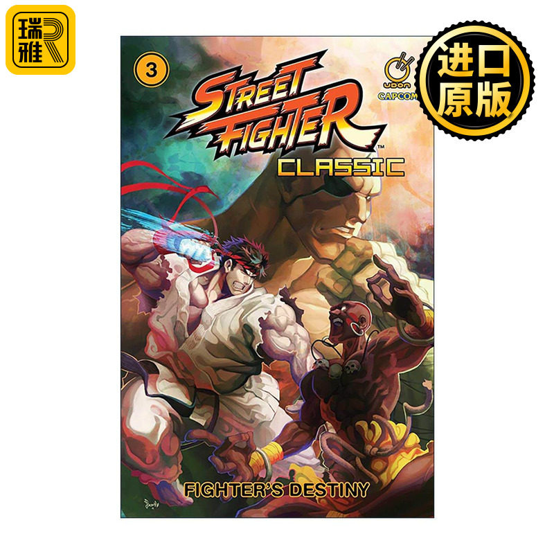 英文原版 Street Fighter Classic Paperback Volume 3 Fighter'S Destiny 街头霸王经典漫画卷三 英文版 进口英语原版书籍