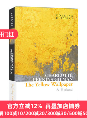英文原版 Collins Classics The Yellow Wallpaper & Herland 黄色墙纸 她的国 夏洛特 珀金斯 吉尔曼 柯林斯经典系列 进口书