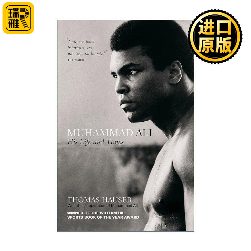 英文原版 Muhammad Ali His Life and Times 拳王阿里传记 英文版 进口英语原版书籍