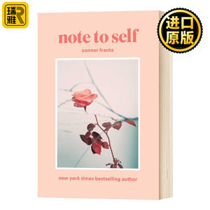 Connor Franta note to self进口英语原版书籍
