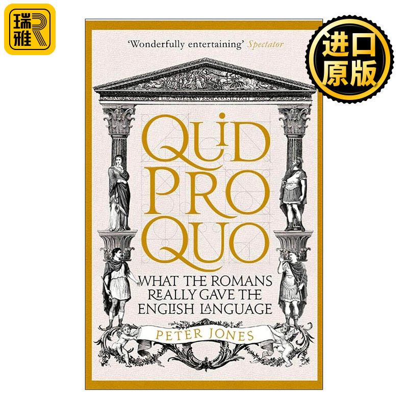 英文原版 Quid Pro Quo 罗马人究竟为英语留下了什么 拉丁语对英语的影响 英文版 进口英语原版书籍