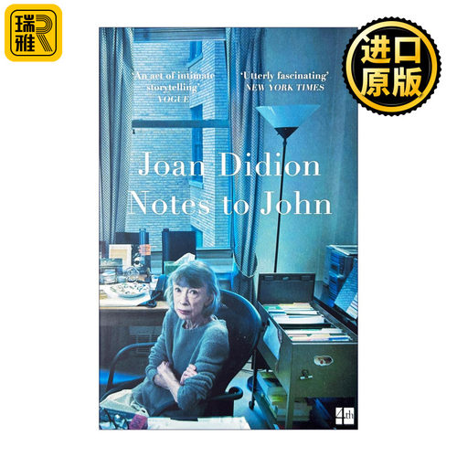 英文原版 Notes to John 给约翰的笔记 琼·狄迪恩私人日记 Joan Didion 英文版 进口英语原版书籍