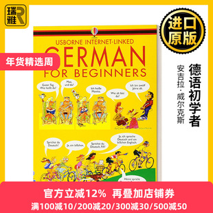 英文原版 German for Beginners 德语初学者 英文版 Angela Wilkes 进口英语原版书籍