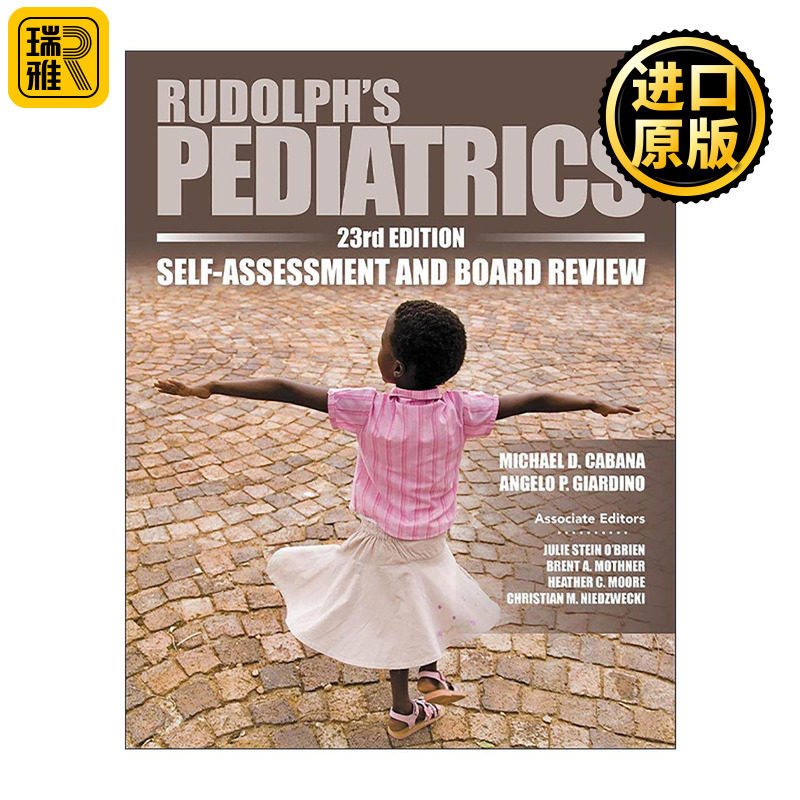 英文原版 Rudolph's Pediatrics Self-Assessment and Board Review 鲁道夫儿科学自测评估 第23版 英文版 进口英语原版书籍