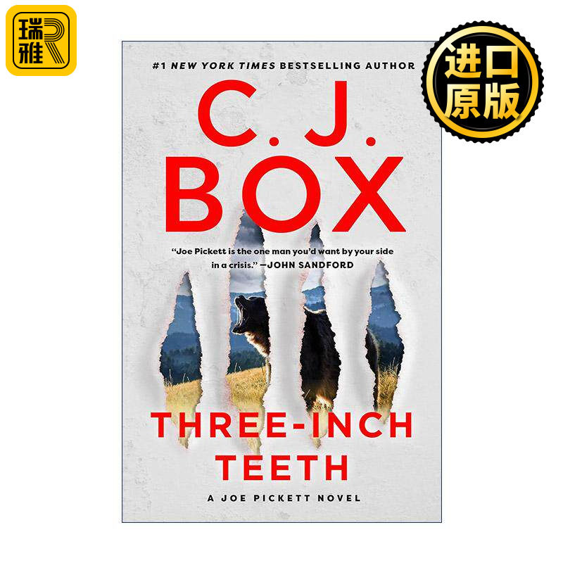 英文原版 Three-Inch Teeth 三英寸的牙齿 犯罪悬疑小说 蓝色天堂作者C.J. Box巴克斯 英文版 进口英语原版书籍