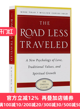 少有人走的路 25周年纪念版 英文原版 The Road Less Traveled 心智成熟的旅程 英文版 社会心理学 进口原版英语经典畅销书籍