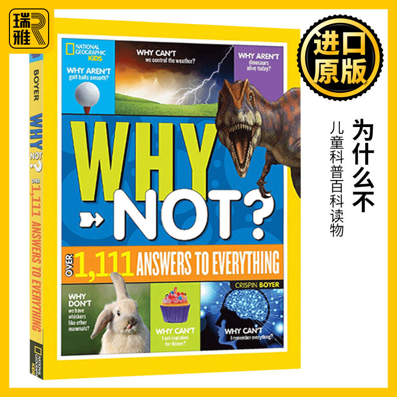 为什么不?超过1111件事情的答案 美国国家地理分级读物 英文原版 National Geographic Kids Why Not儿童科普百科读物 进口英语书