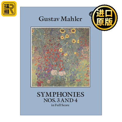 Symphonies Nos. 3 and 4 in Full Score 英文原版