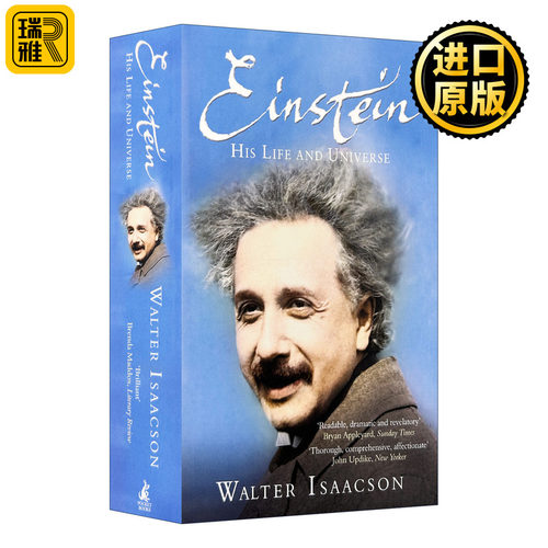 英文原版 Einstein 爱因斯坦传 英文版 进口英语原版书籍