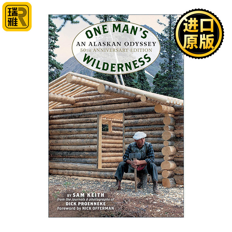 英文原版 One Man's Wilderness 一个人的荒野 50周年纪念版 美国国家户外图书奖 旅行探险传记 英文版 进口英语原版书籍