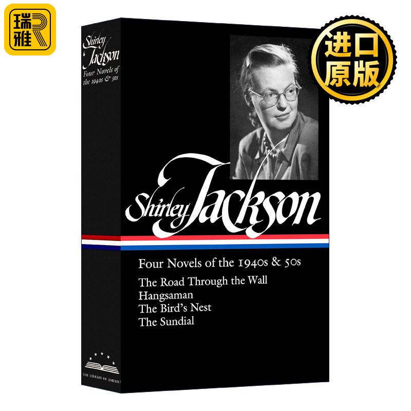 雪莉&middot;杰克逊精装美国文库 英文原版 Shirley Jackson Four Novels of the 1940s and 50s LOA #336雪莉杰克逊40-50年代的四部小说