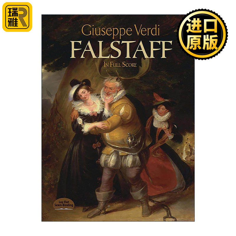 英文原版 Falstaff in Full Score 法尔斯塔夫全谱 朱塞佩·威尔第歌剧 英文版 进口英语原版书籍