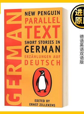 现货正版 德语短篇小说集 德语英语双语版英文原版 Short Stories in German 经典文学 Ernst Zillekens 全英文版进口英语书籍
