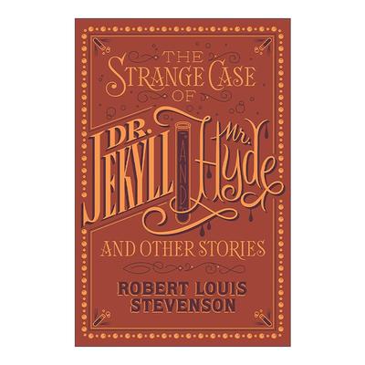 英文原版 Strange Case of Dr. Jekyll & Mr. Hyde 化身博士 皮革精装收藏版 巴诺经典 英文版 进口英语原版书籍