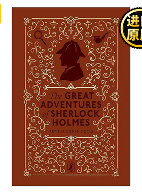 英文原版 The Great Adventures of Sherlock Holmes 福尔摩斯探案集 Puffin Clothbound Classics 精装海雀布纹经典 英文版