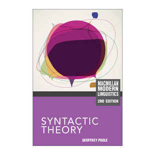 Syntactic Theory 句法理论 Geoffrey Poole