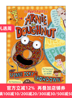 英文原版 The Spinny Icky Showdown: The Adventures of Arnie the Doughnut 甜甜圈阿尼的冒险 章节书 英文版 进口英语原版书籍