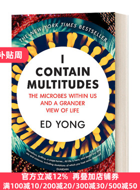 我包罗万象 微生物视野下的生命图景全纪录 英文原版 I Contain Multitudes 人体微生物的奥秘 Ed Yong 进口英语原版书籍