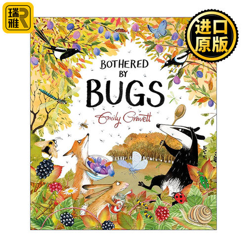 英文原版 Bothered by Bugs 虫虫烦恼 凯特格林纳威奖得主 Emily Gravett 英文版 进口英语原版书籍