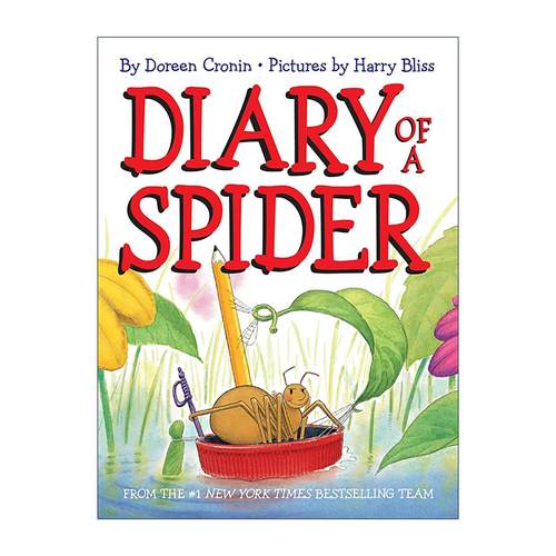 英文原版 Diary of a Spider 蜘蛛日记 儿童动物故事 英文版 进口英语原版书籍