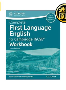 英文原版 Complete First Language English For Cambridge IGCSE Workbook 牛津剑桥国际IGCSE考试教材 英语为母语练习册 第二版