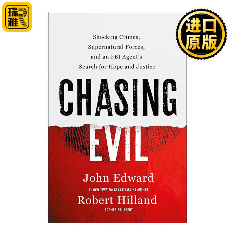 英文原版 Chasing Evil 追查邪恶 骇人罪行 超自然力量与一位FBI探员对希望与正义的追寻 精装 英文版 进口英语原版书籍