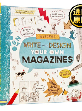 Write and Design Your Own Magazines 自制杂志训练 精装 英文原版